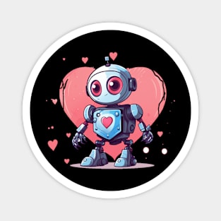 Lovely robot Magnet